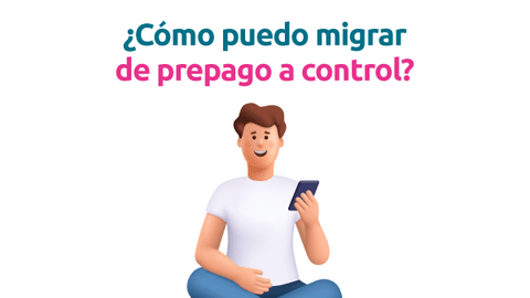 ¿Cómo puedo migrar de Prepago a Control?